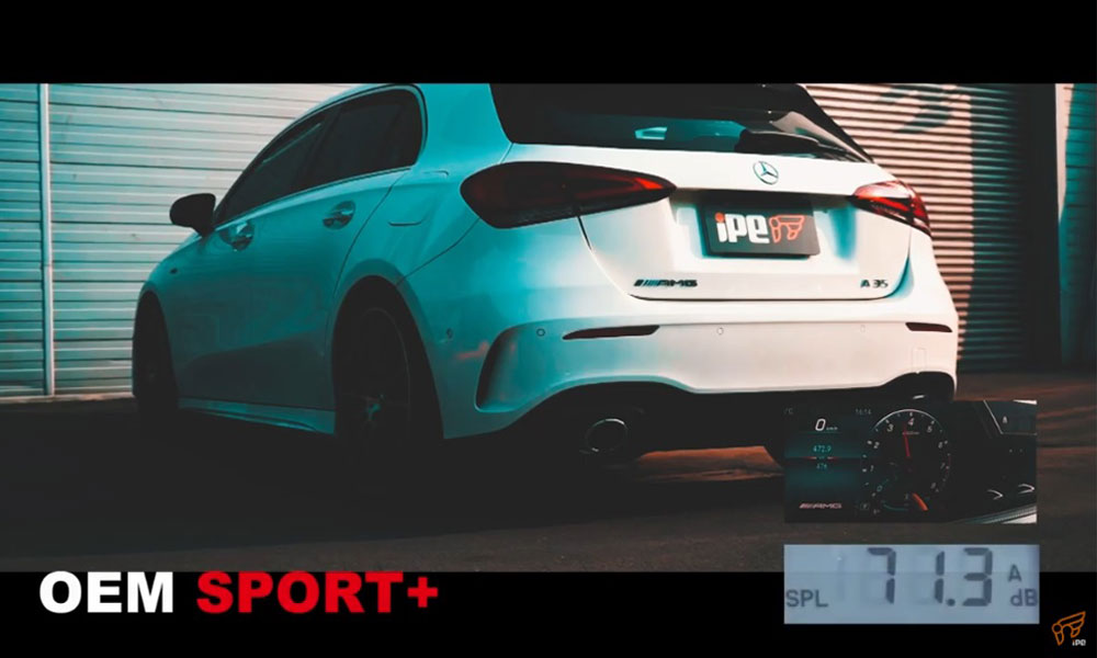 The iPE Exhaust for Mercedes-AMG A35 AMG W177