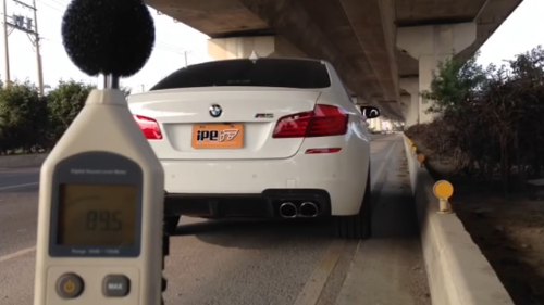 The iPE exhaust system for BMW F10 M5