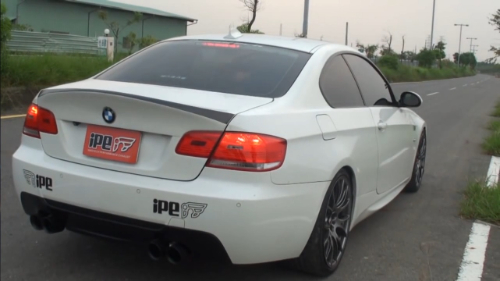 BMW E92 335i Coupe with iPE Exhaust System