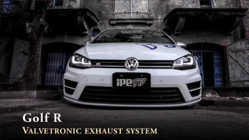 The new iPE exhaust for VW Golf R MK7