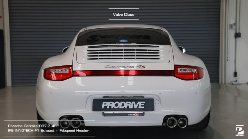 Porsche Carrera 997.2 4S with iPE Catback Exhaust system from PRODRIVE